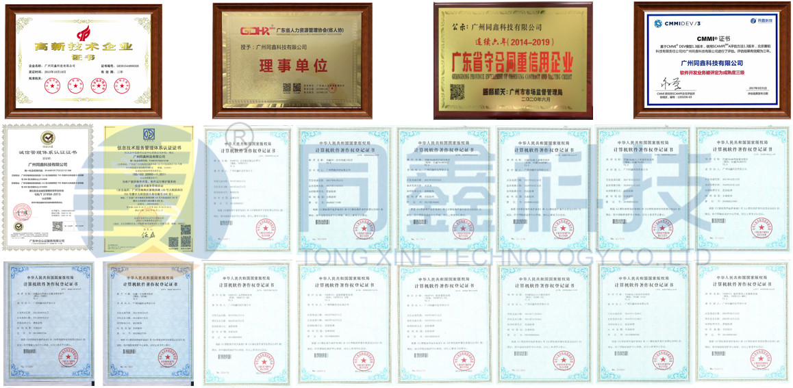 同鑫科技資質 同鑫科技資質